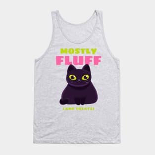 Mostly Fluff and Treats Chunky Cat Tank Top